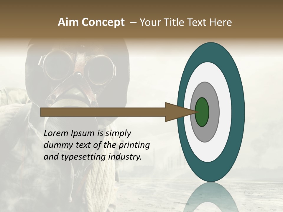 Mask Busy Survivor PowerPoint Template