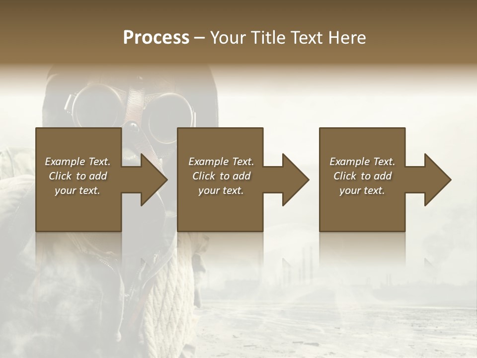 Mask Busy Survivor PowerPoint Template