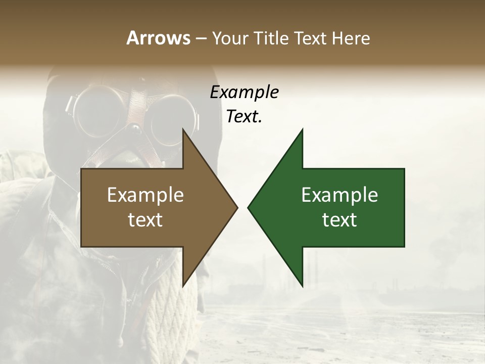 Mask Busy Survivor PowerPoint Template