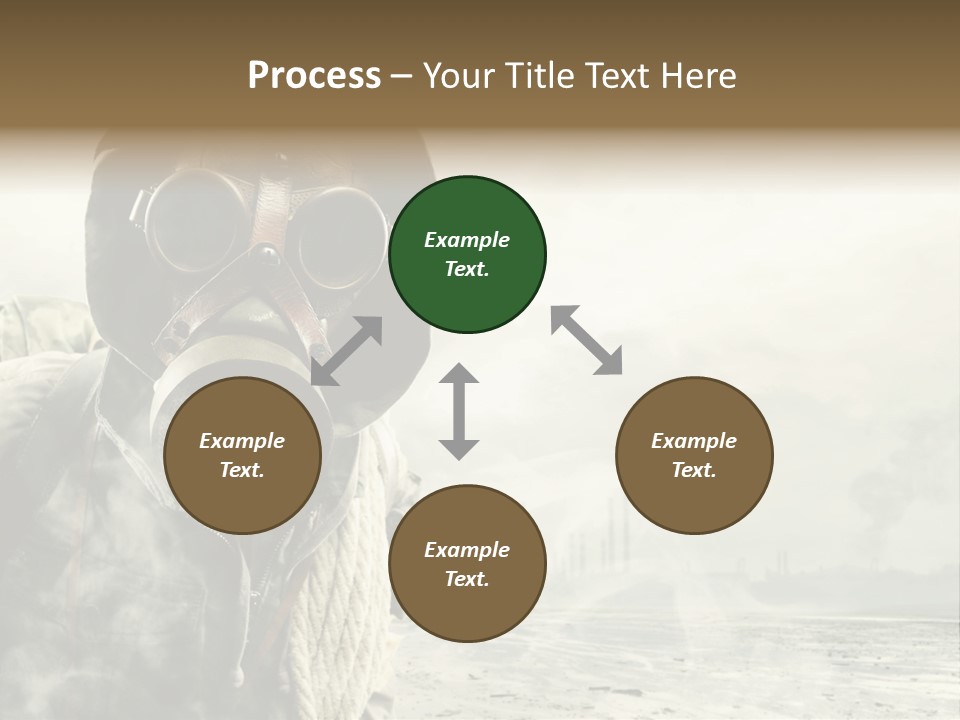 Mask Busy Survivor PowerPoint Template