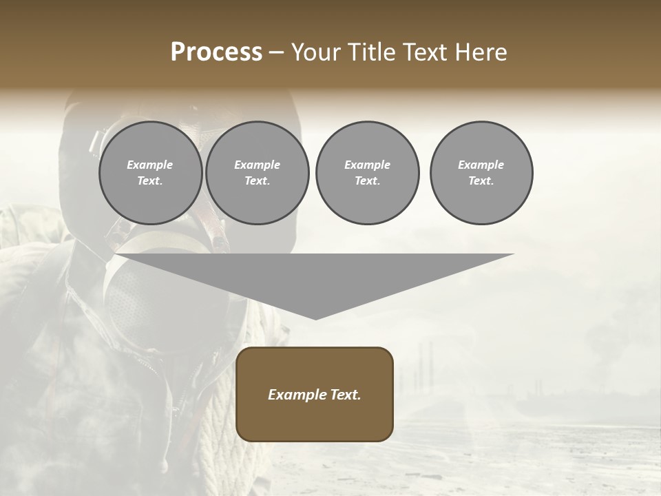 Mask Busy Survivor PowerPoint Template