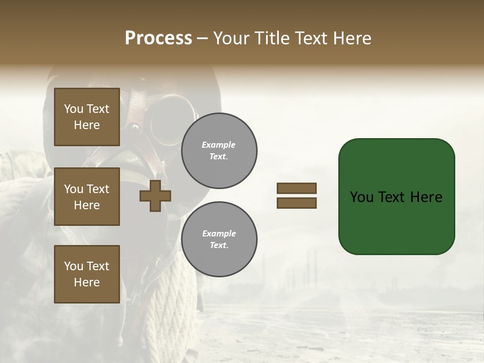 Mask Busy Survivor PowerPoint Template