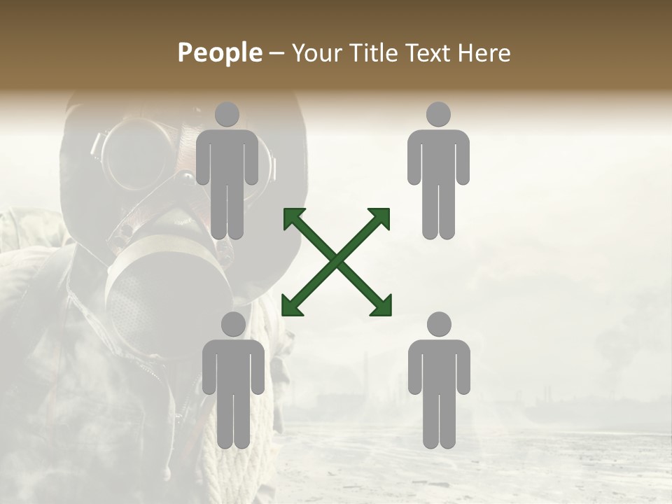 Mask Busy Survivor PowerPoint Template