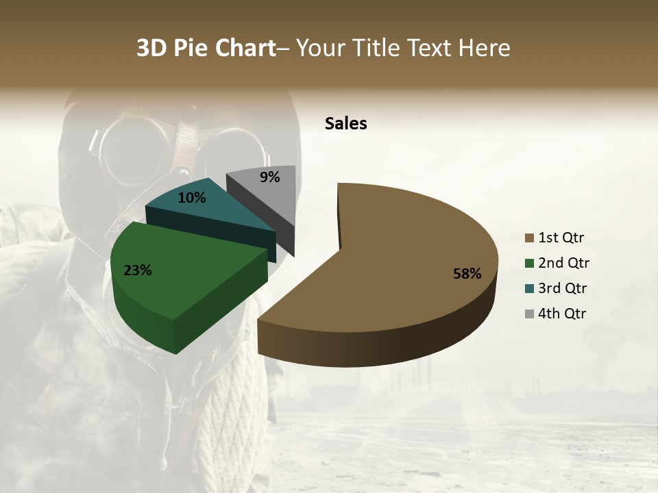 Mask Busy Survivor PowerPoint Template