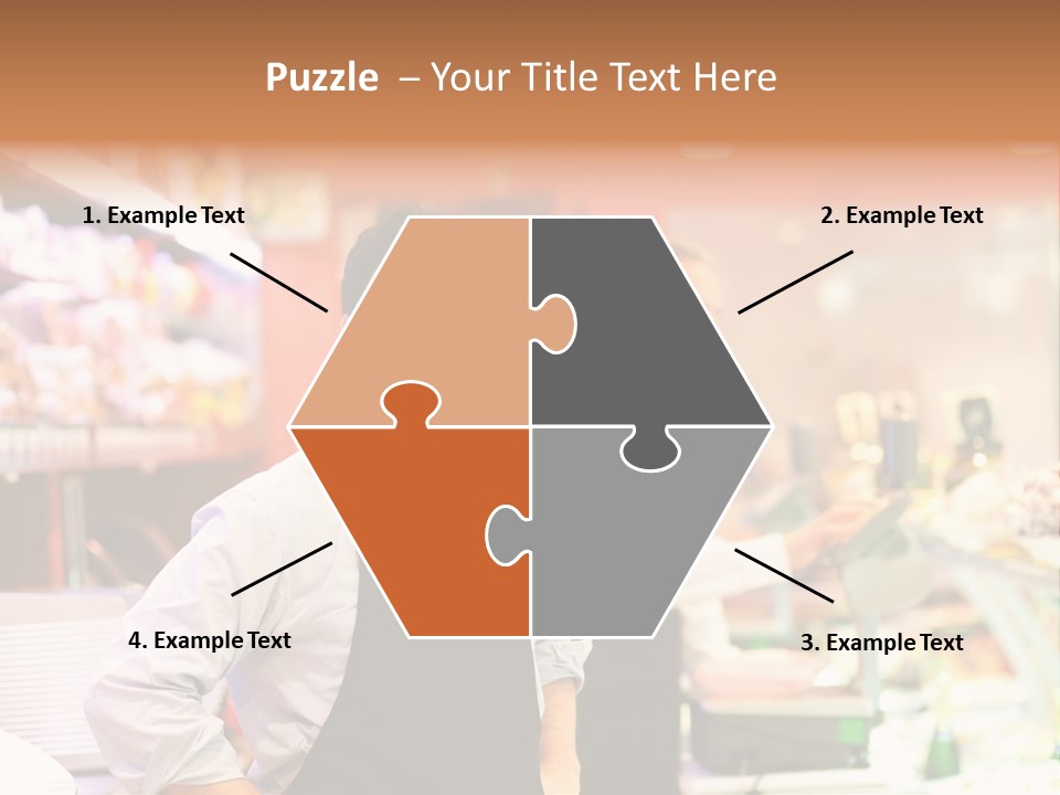 Beef Raw Worker PowerPoint Template