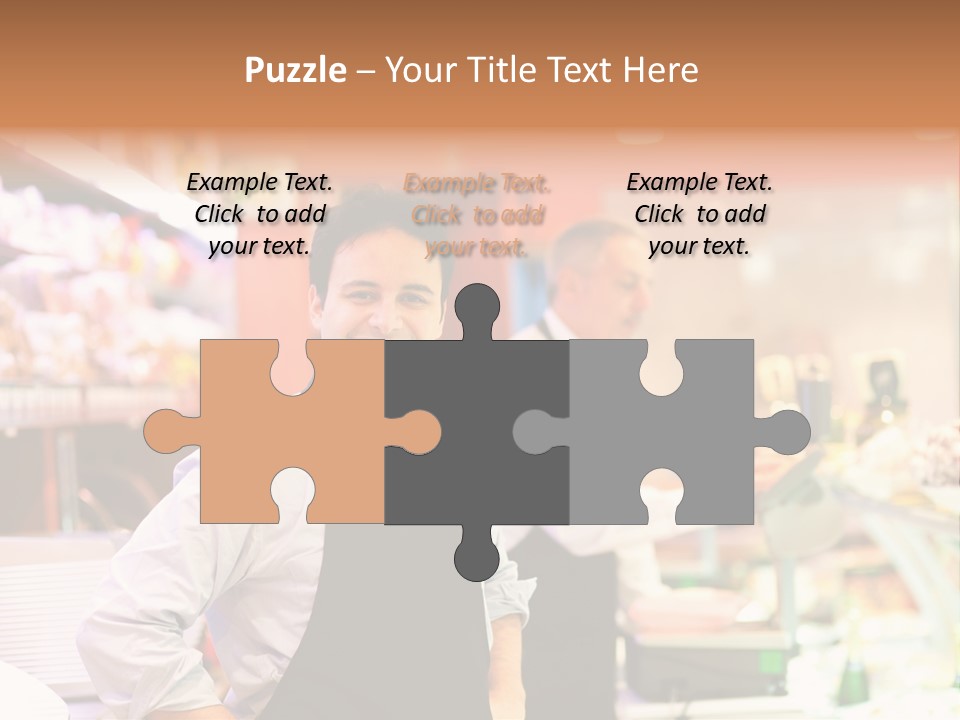 Beef Raw Worker PowerPoint Template