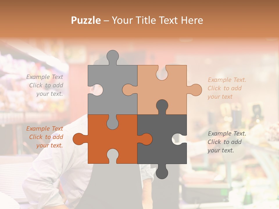 Beef Raw Worker PowerPoint Template