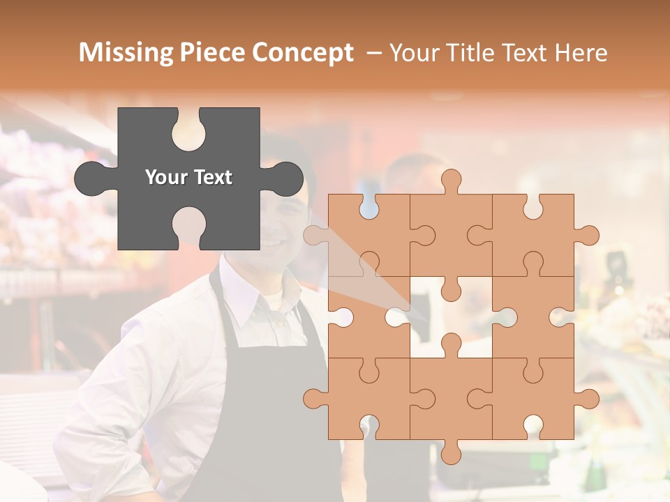 Beef Raw Worker PowerPoint Template