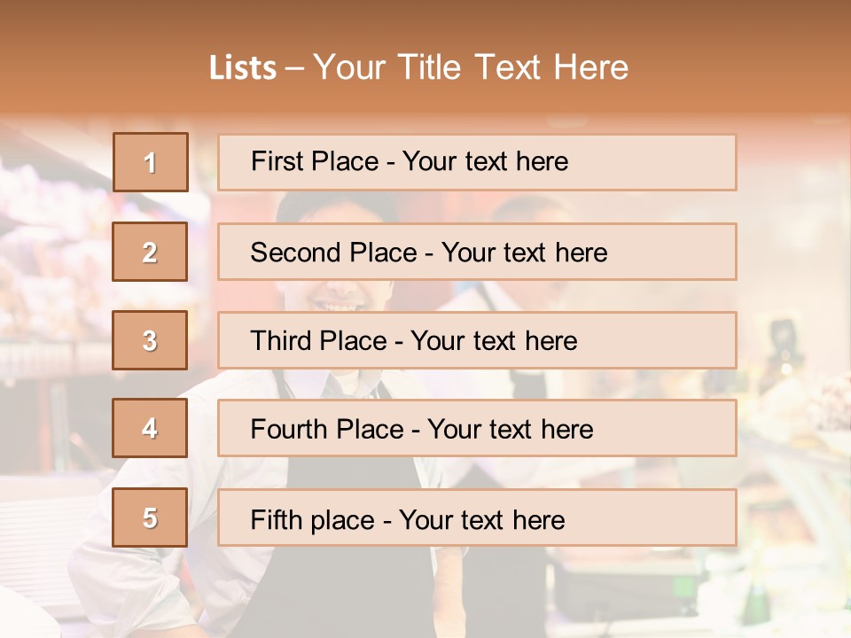 Beef Raw Worker PowerPoint Template