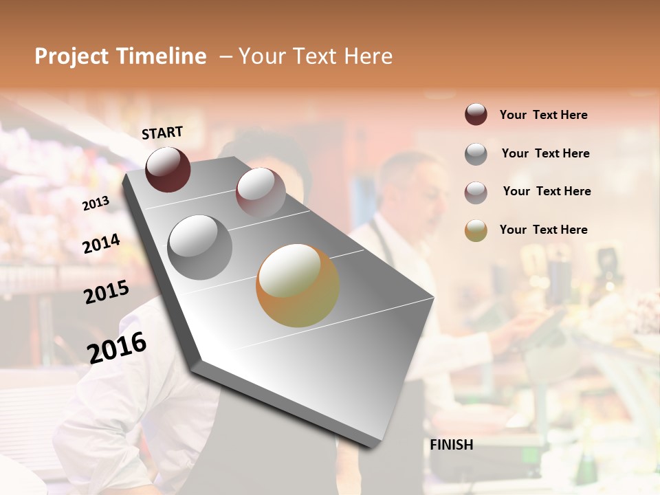 Beef Raw Worker PowerPoint Template