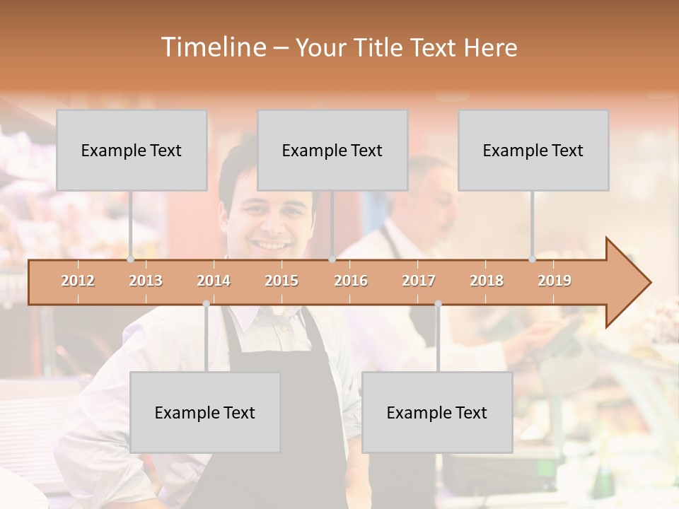 Beef Raw Worker PowerPoint Template