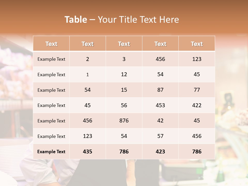 Beef Raw Worker PowerPoint Template