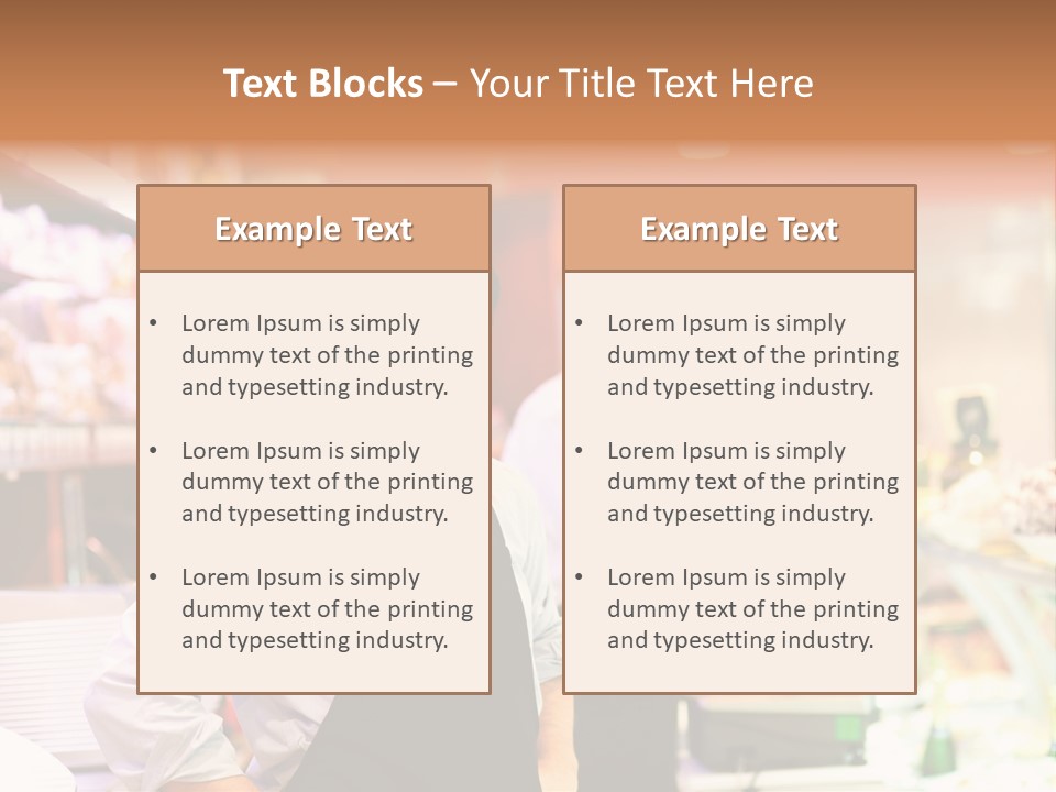 Beef Raw Worker PowerPoint Template