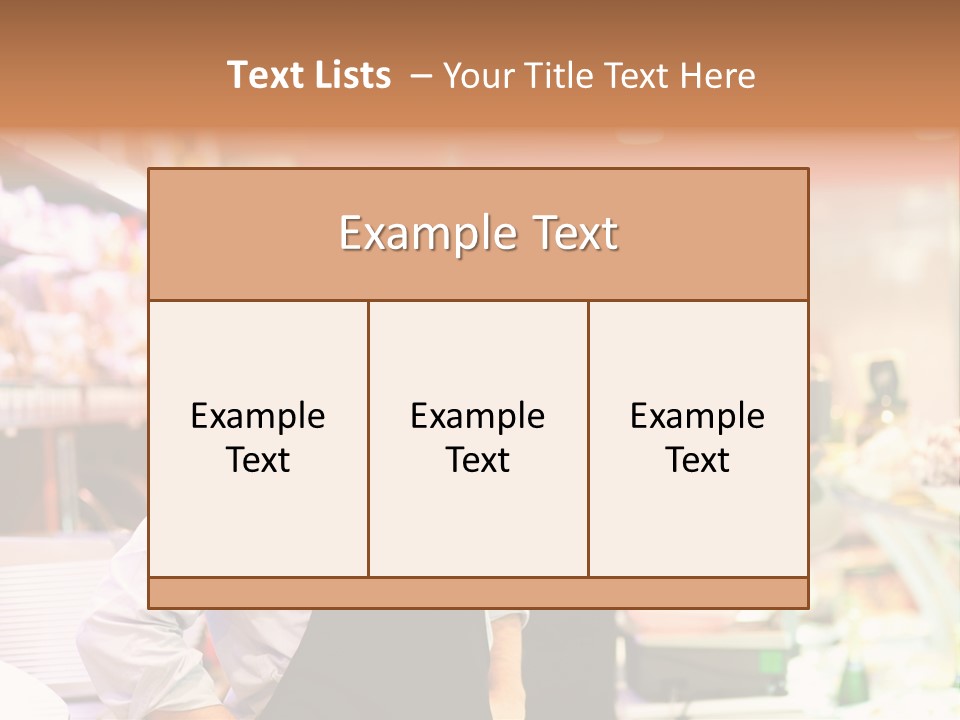 Beef Raw Worker PowerPoint Template
