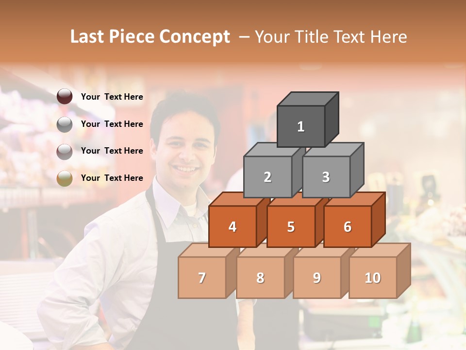 Beef Raw Worker PowerPoint Template