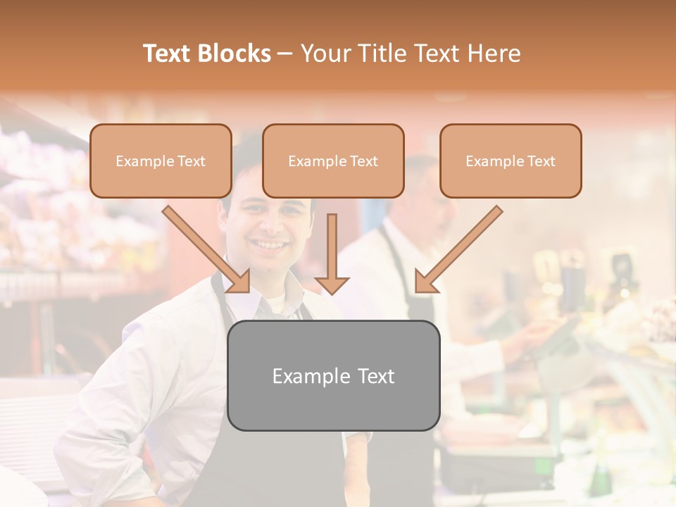 Beef Raw Worker PowerPoint Template
