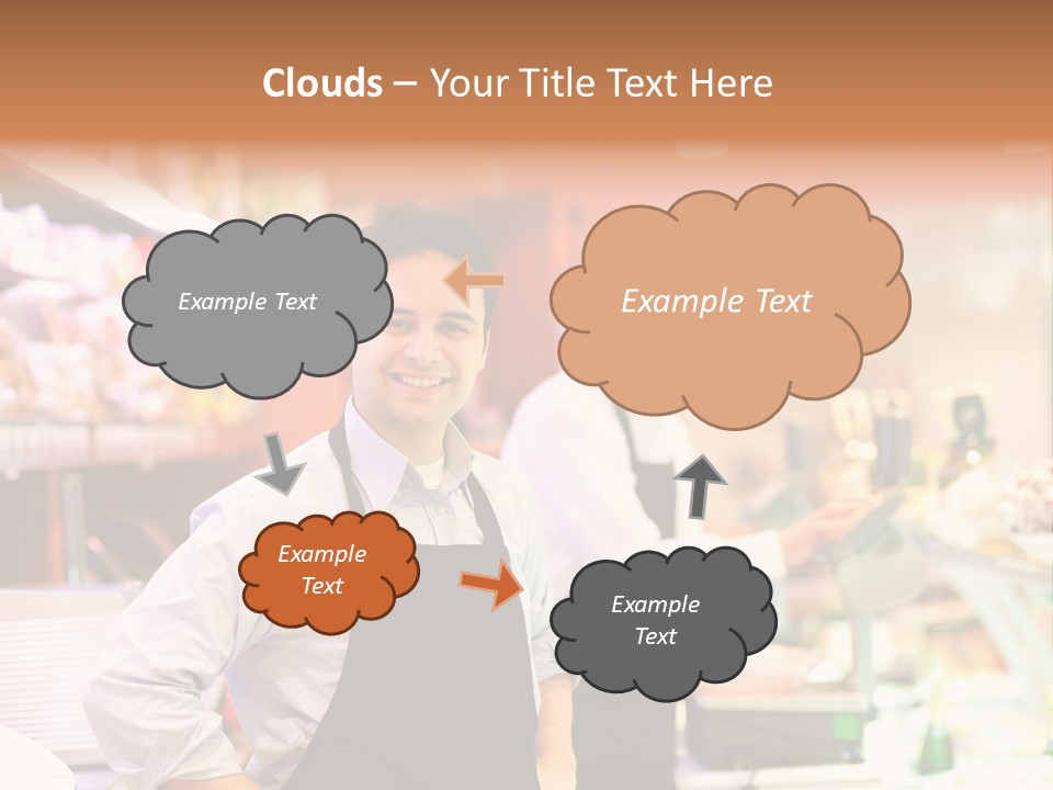 Beef Raw Worker PowerPoint Template