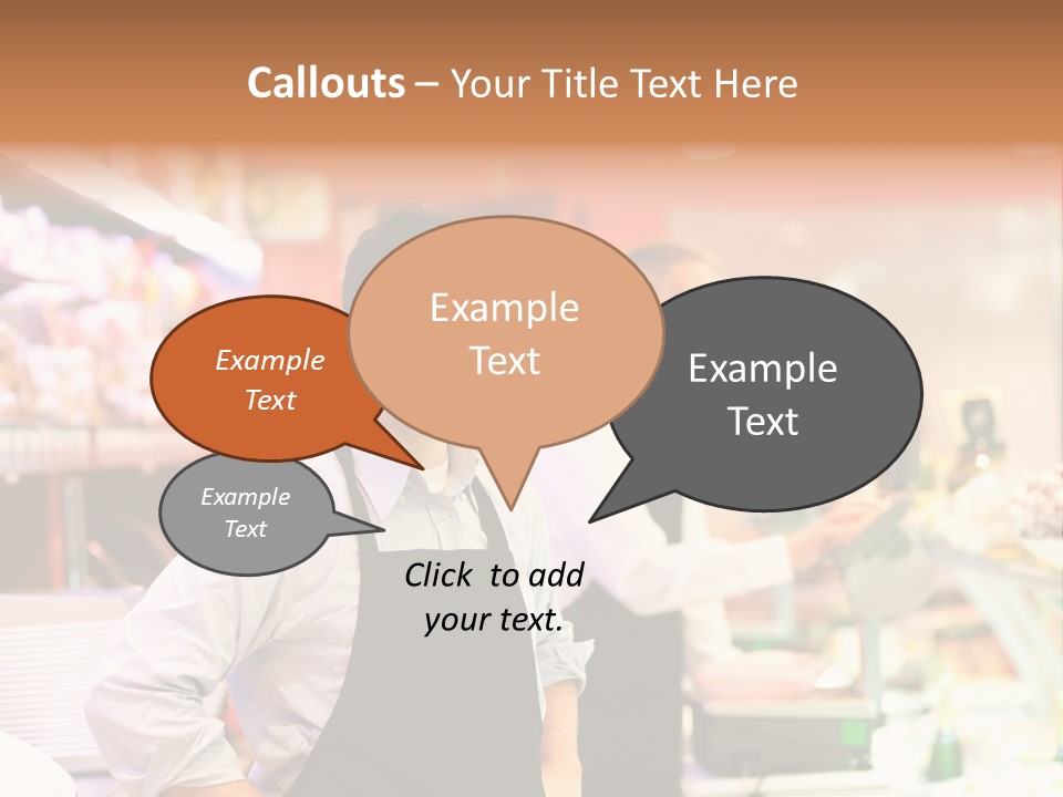 Beef Raw Worker PowerPoint Template