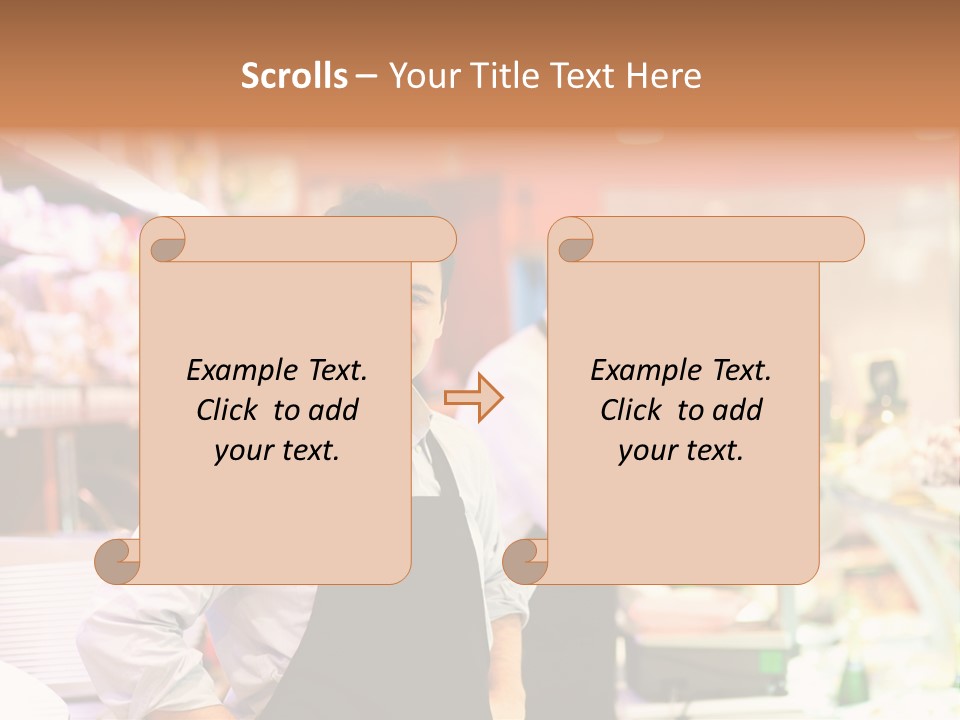 Beef Raw Worker PowerPoint Template