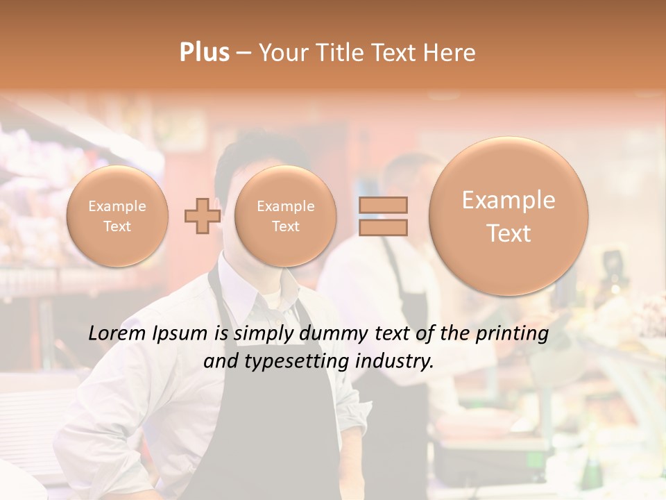 Beef Raw Worker PowerPoint Template