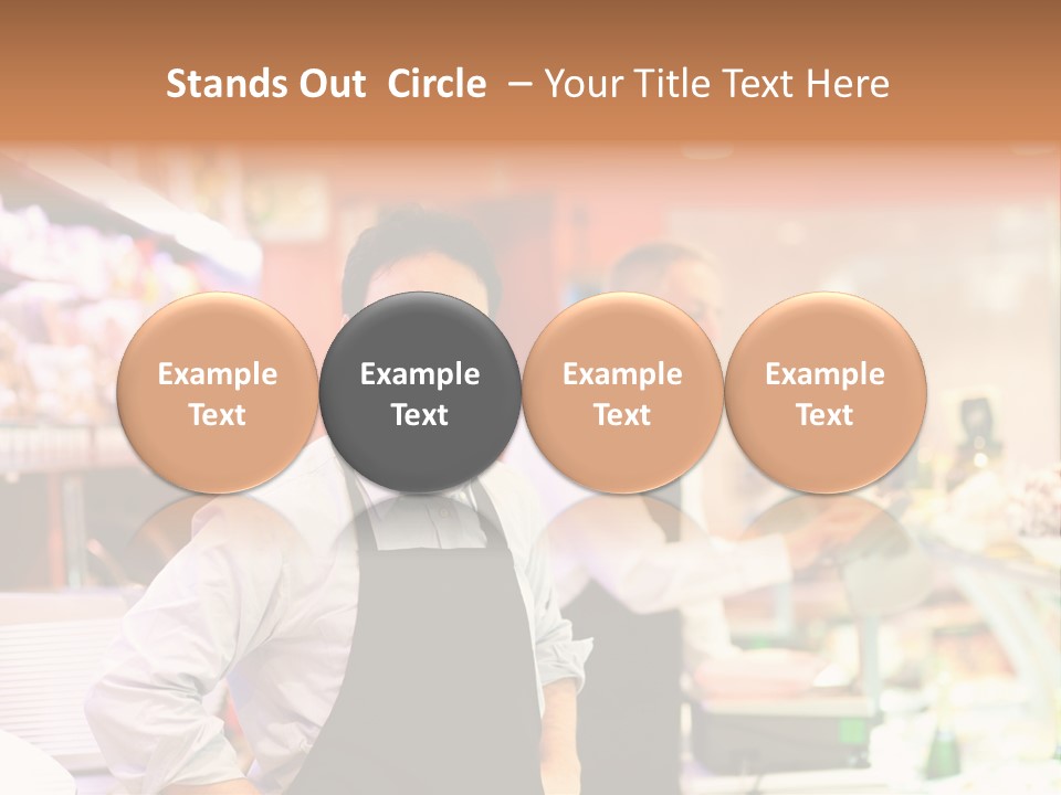 Beef Raw Worker PowerPoint Template