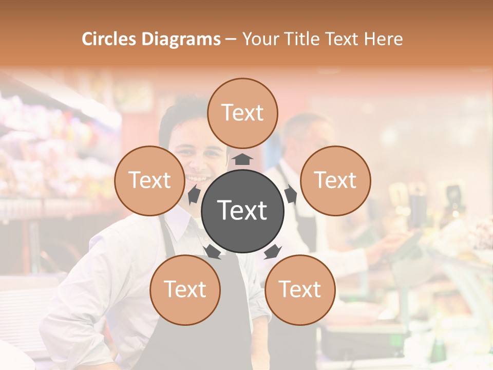 Beef Raw Worker PowerPoint Template