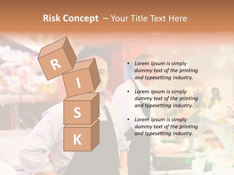 Beef Raw Worker PowerPoint Template