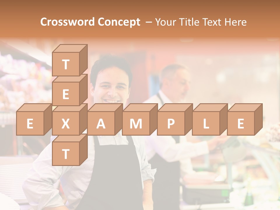 Beef Raw Worker PowerPoint Template