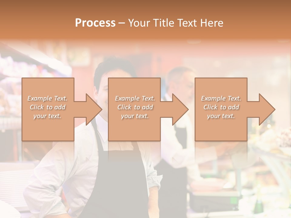 Beef Raw Worker PowerPoint Template