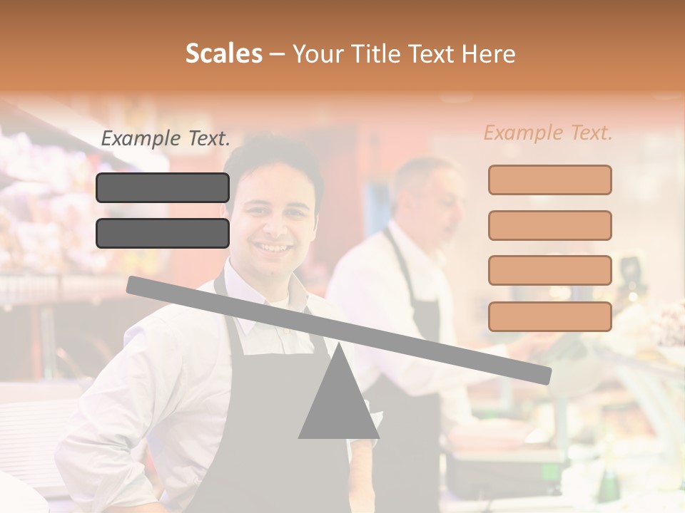 Beef Raw Worker PowerPoint Template