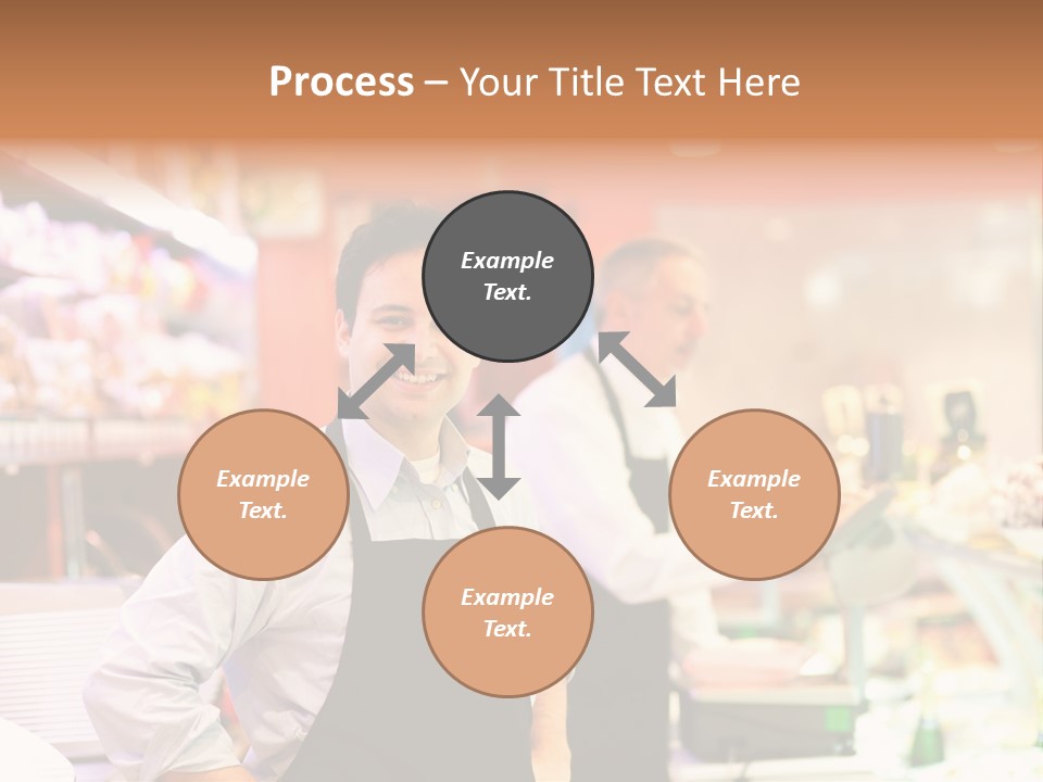 Beef Raw Worker PowerPoint Template
