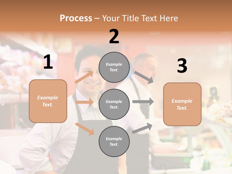 Beef Raw Worker PowerPoint Template