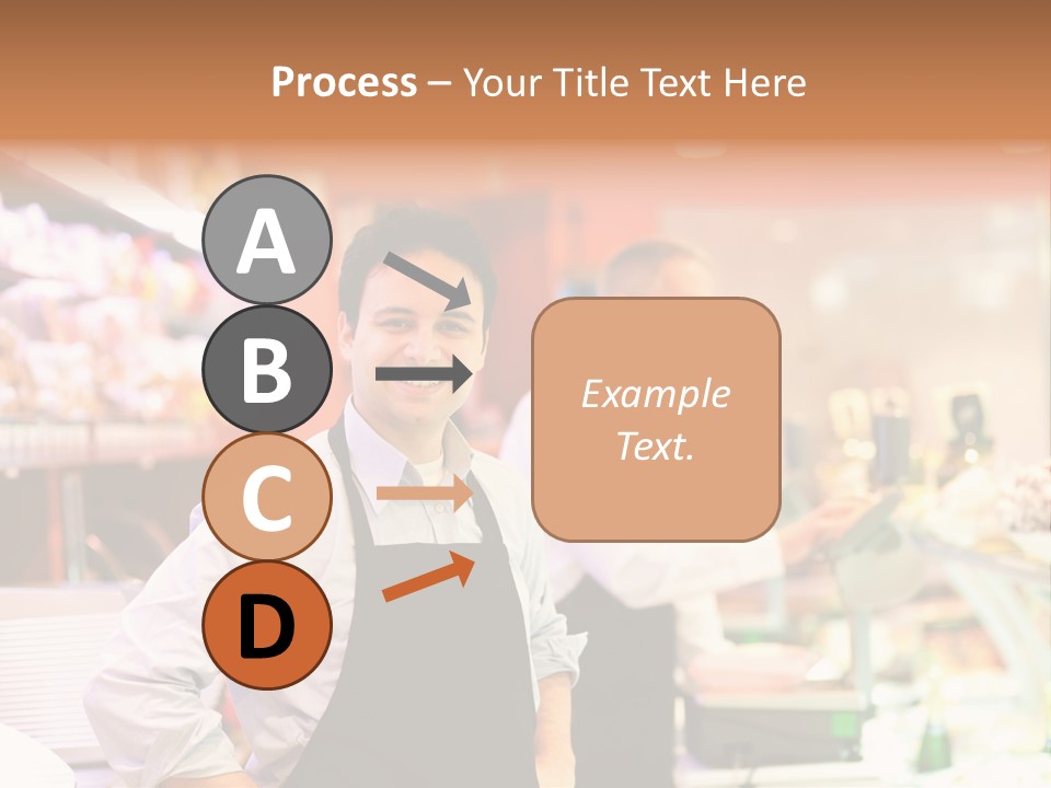 Beef Raw Worker PowerPoint Template