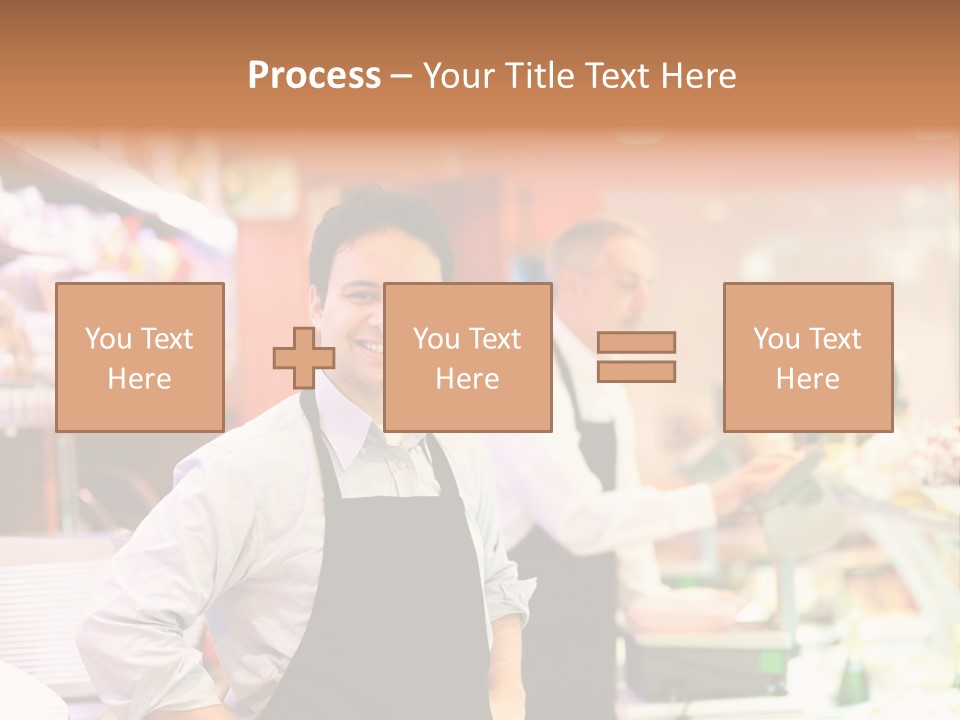 Beef Raw Worker PowerPoint Template