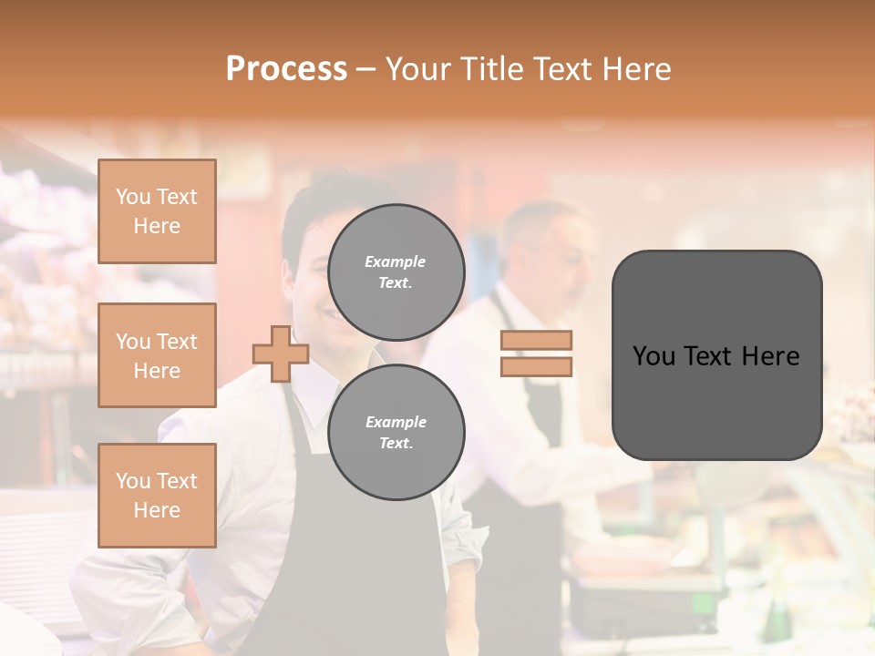 Beef Raw Worker PowerPoint Template