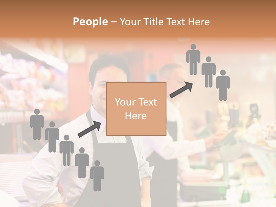 Beef Raw Worker PowerPoint Template