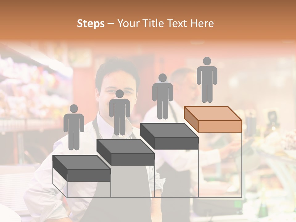 Beef Raw Worker PowerPoint Template