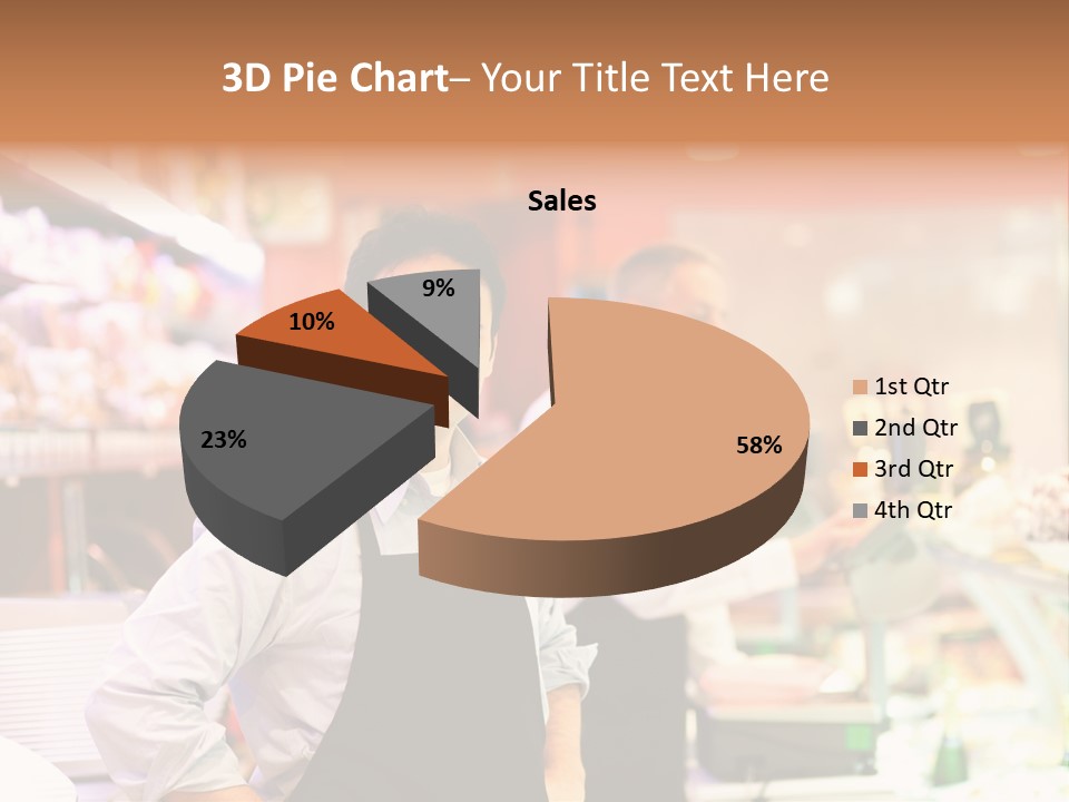 Beef Raw Worker PowerPoint Template