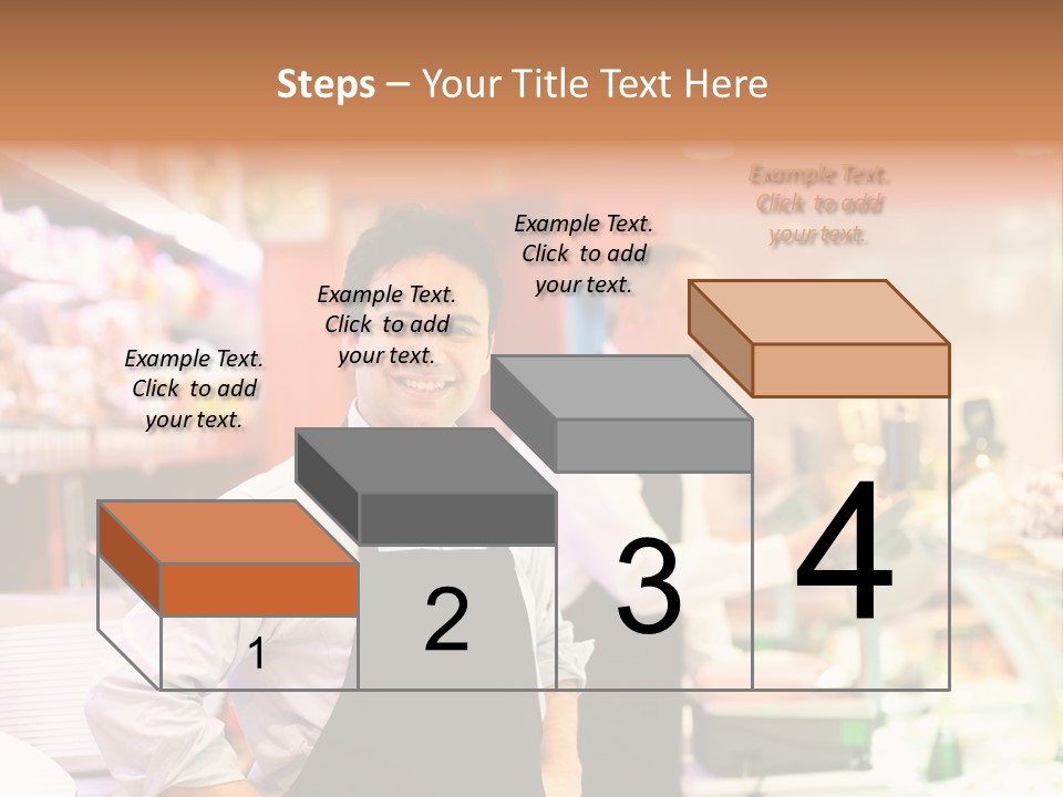 Beef Raw Worker PowerPoint Template