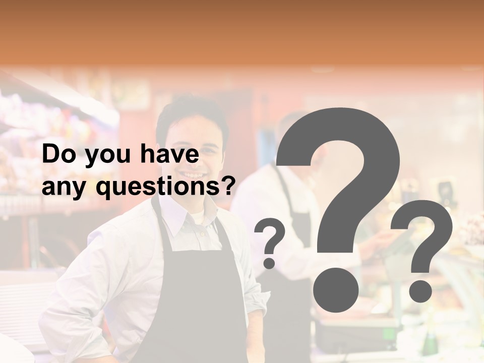 Beef Raw Worker PowerPoint Template