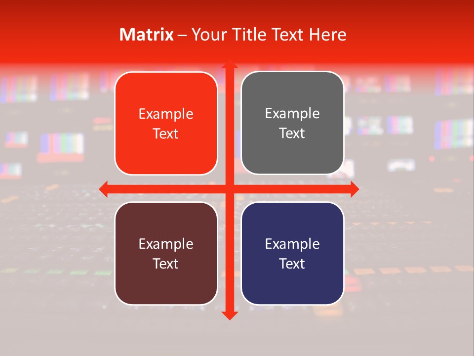 Vision Mixer Room News PowerPoint Template