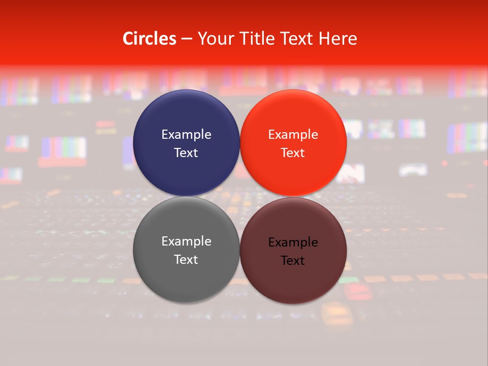 Vision Mixer Room News PowerPoint Template