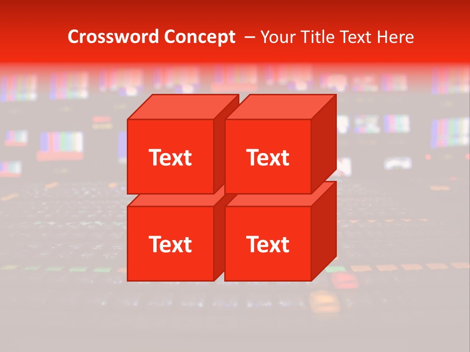 Vision Mixer Room News PowerPoint Template