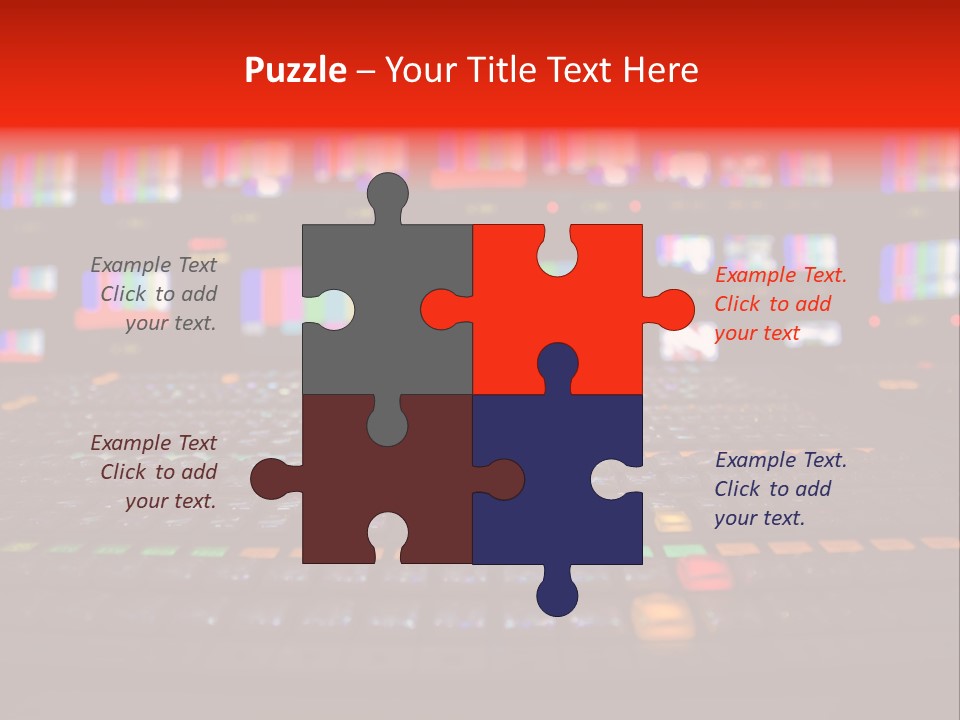 Vision Mixer Room News PowerPoint Template