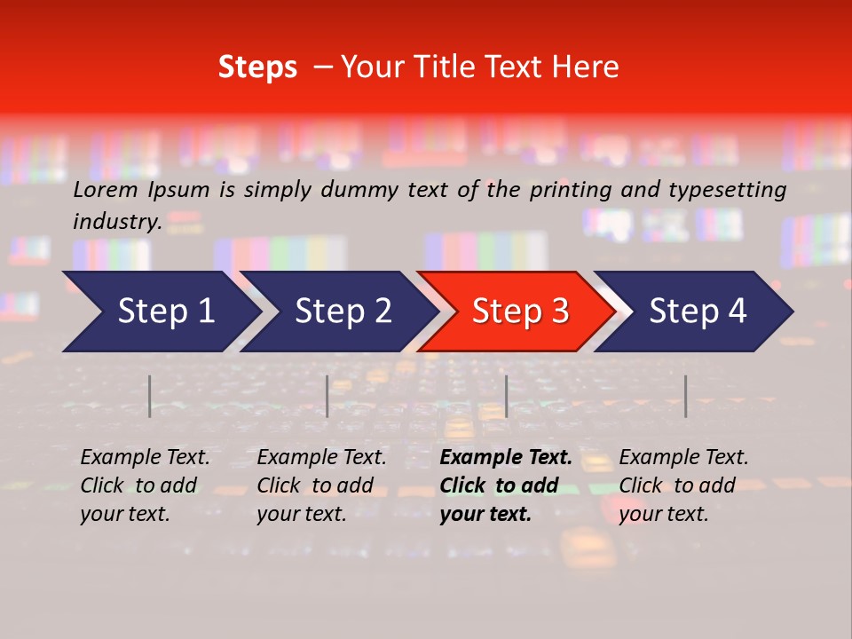Vision Mixer Room News PowerPoint Template