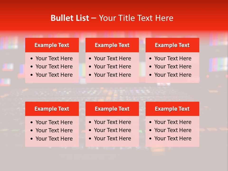 Vision Mixer Room News PowerPoint Template