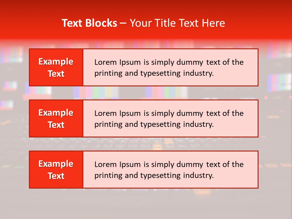 Vision Mixer Room News PowerPoint Template