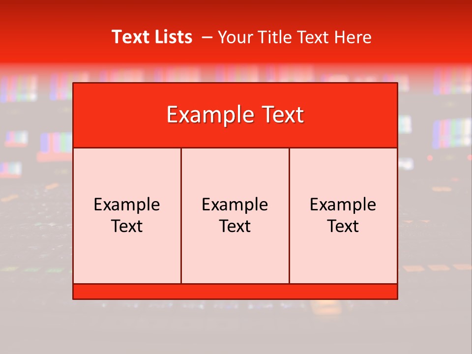 Vision Mixer Room News PowerPoint Template