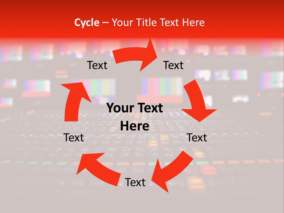 Vision Mixer Room News PowerPoint Template