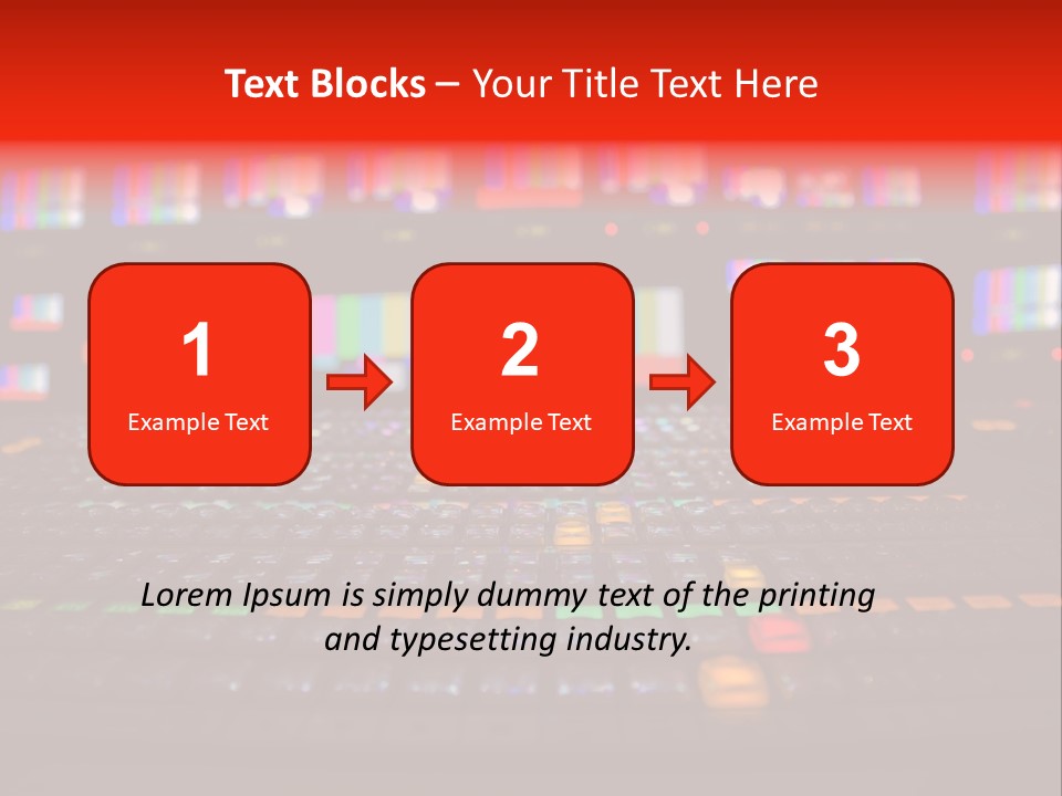 Vision Mixer Room News PowerPoint Template